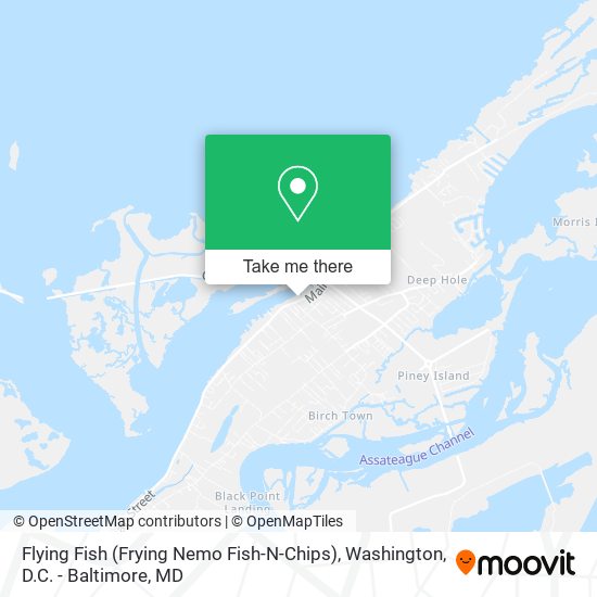 Flying Fish (Frying Nemo Fish-N-Chips) map