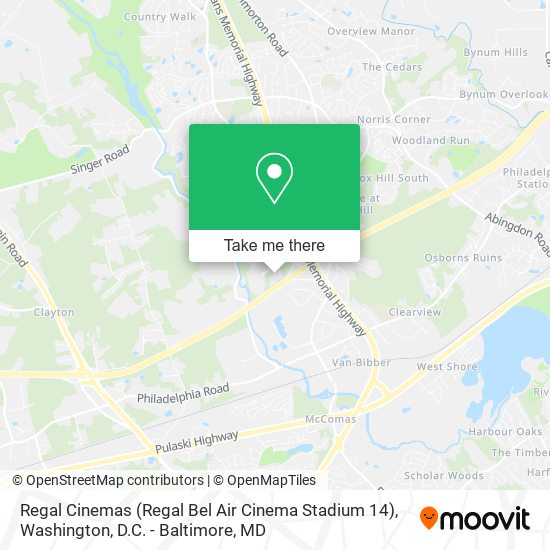 Regal Cinemas (Regal Bel Air Cinema Stadium 14) map