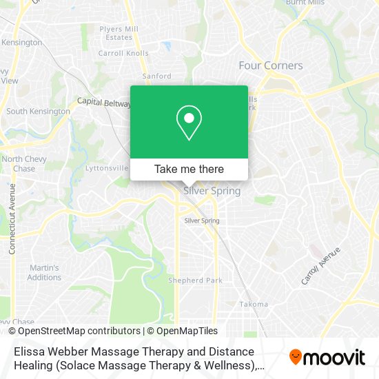 Mapa de Elissa Webber Massage Therapy and Distance Healing (Solace Massage Therapy & Wellness)