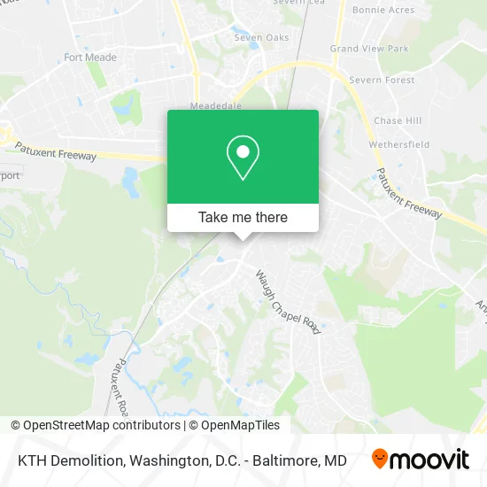 KTH Demolition map