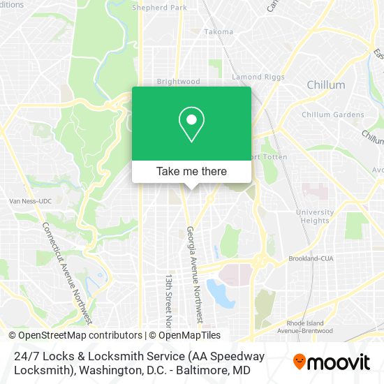 24 / 7 Locks & Locksmith Service (AA Speedway Locksmith) map