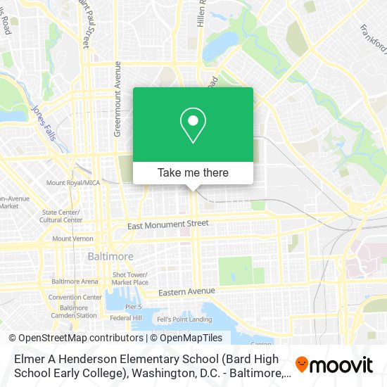 Elmer A Henderson Elementary School (Bard High School Early College) map