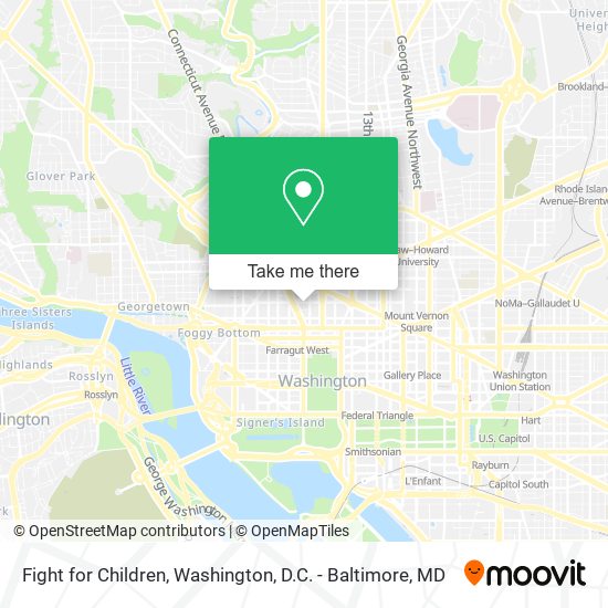 Fight for Children map