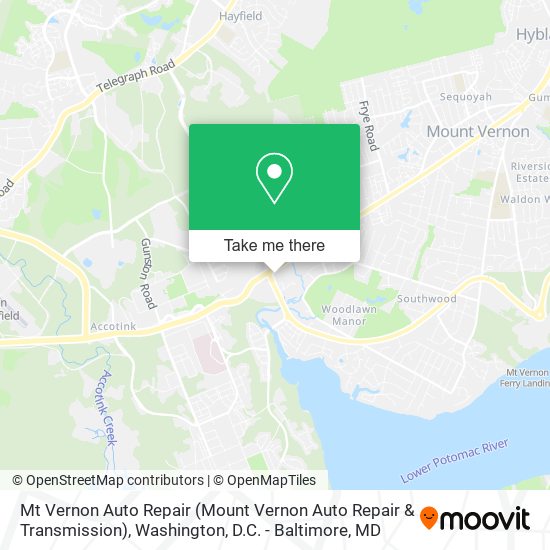 Mt Vernon Auto Repair (Mount Vernon Auto Repair & Transmission) map