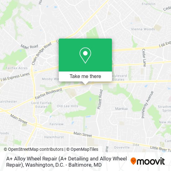 A+ Alloy Wheel Repair (A+ Detailing and Alloy Wheel Repair) map