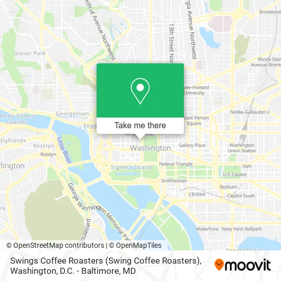 Mapa de Swings Coffee Roasters (Swing Coffee Roasters)