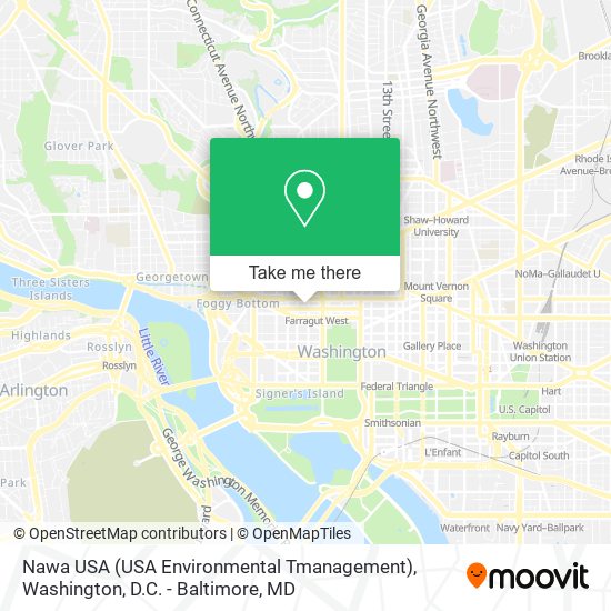 Nawa USA (USA Environmental Tmanagement) map