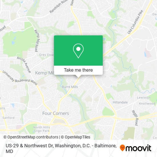 US-29 & Northwest Dr map