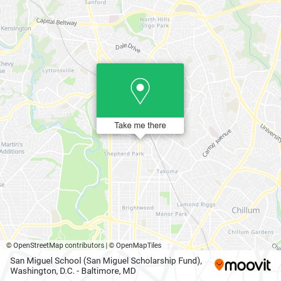 San Miguel School (San Miguel Scholarship Fund) map