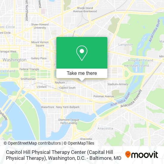 Capitol Hill Physical Therapy Center (Capital Hill Physical Therapy) map