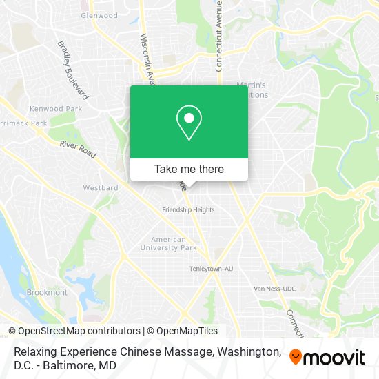 Relaxing Experience Chinese Massage map