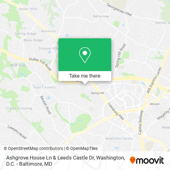 Mapa de Ashgrove House Ln & Leeds Castle Dr