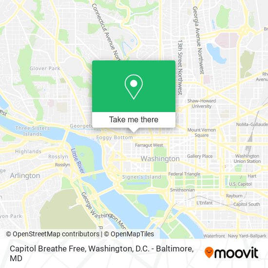Mapa de Capitol Breathe Free