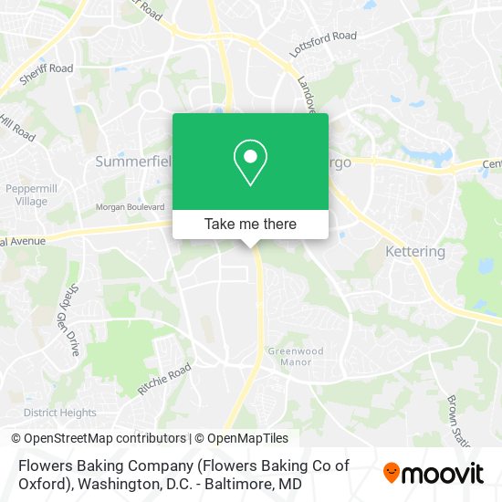 Mapa de Flowers Baking Company (Flowers Baking Co of Oxford)