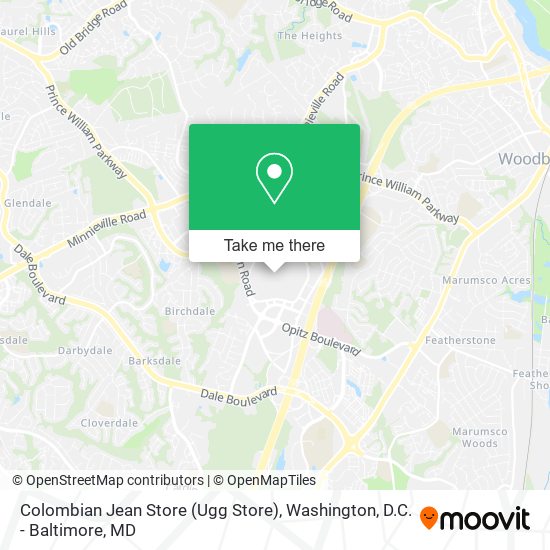 Mapa de Colombian Jean Store (Ugg Store)