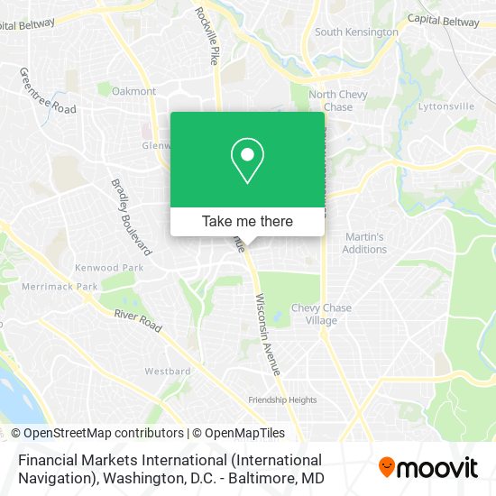 Financial Markets International (International Navigation) map