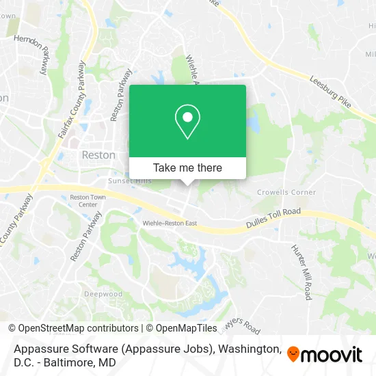 Appassure Software (Appassure Jobs) map