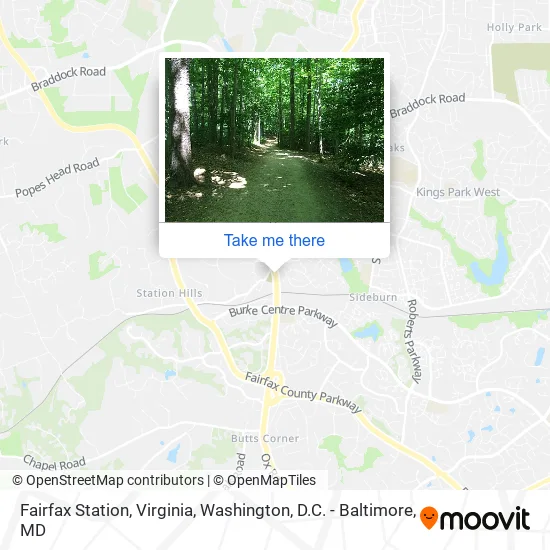 Fairfax Station, Virginia map