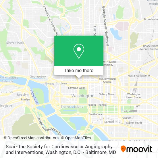Scai - the Society for Cardiovascular Angiography and Interventions map
