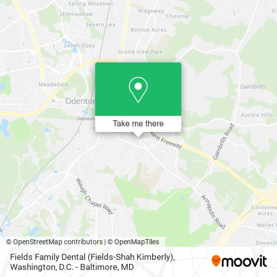 Mapa de Fields Family Dental (Fields-Shah Kimberly)