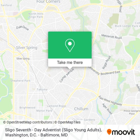 Sligo Seventh - Day Adventist (Sligo Young Adults) map