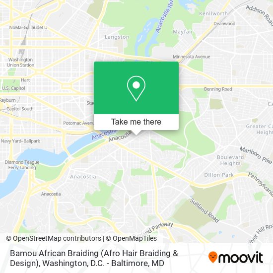 Bamou African Braiding (Afro Hair Braiding & Design) map