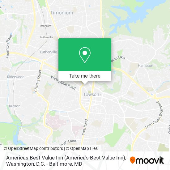 Americas Best Value Inn (America's Best Value Inn) map