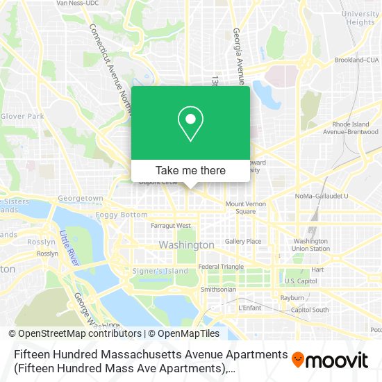 Fifteen Hundred Massachusetts Avenue Apartments (Fifteen Hundred Mass Ave Apartments) map