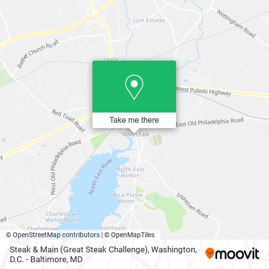 Mapa de Steak & Main (Great Steak Challenge)