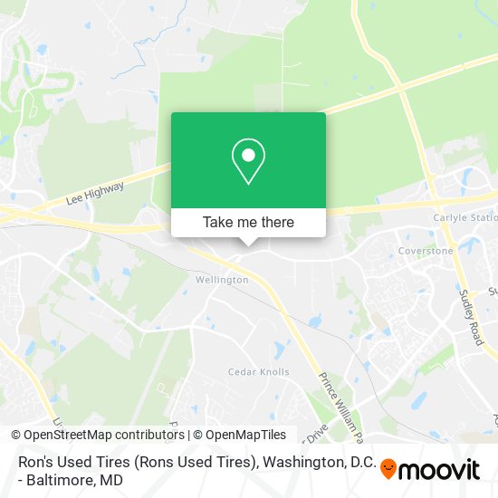 Mapa de Ron's Used Tires (Rons Used Tires)
