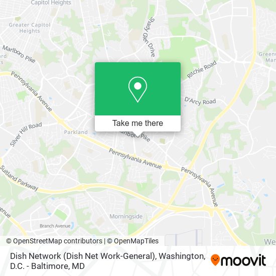 Dish Network (Dish Net Work-General) map