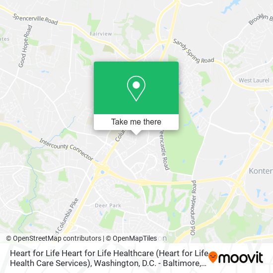 Mapa de Heart for Life Heart for Life Healthcare (Heart for Life Health Care Services)