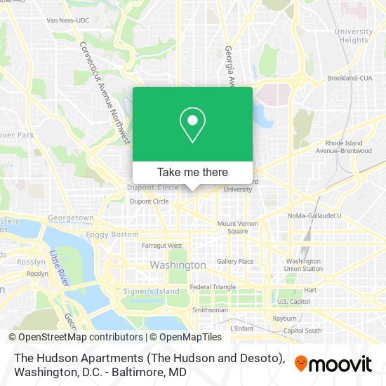 The Hudson Apartments (The Hudson and Desoto) map