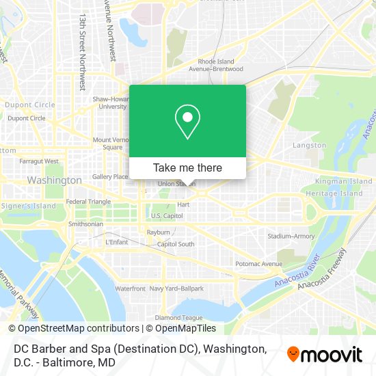DC Barber and Spa (Destination DC) map