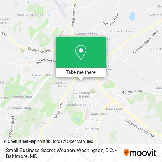 Small Business Secret Weapon map