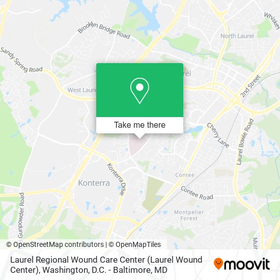 Laurel Regional Wound Care Center (Laurel Wound Center) map
