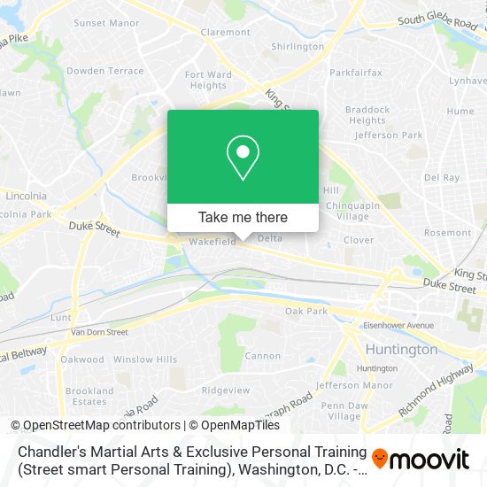 Mapa de Chandler's Martial Arts & Exclusive Personal Training (Street smart Personal Training)