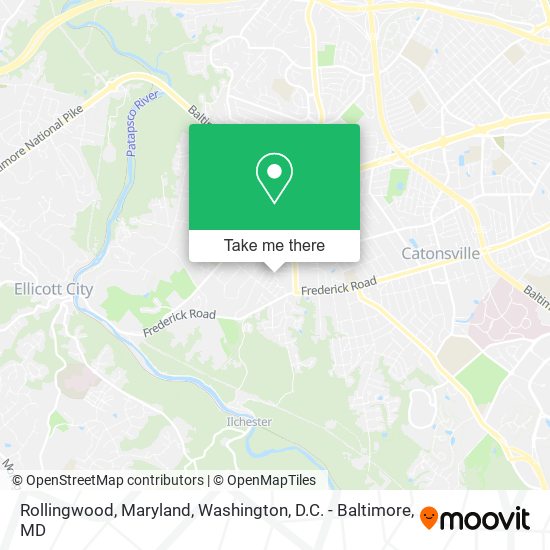 Mapa de Rollingwood, Maryland