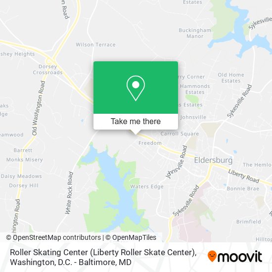 Roller Skating Center (Liberty Roller Skate Center) map