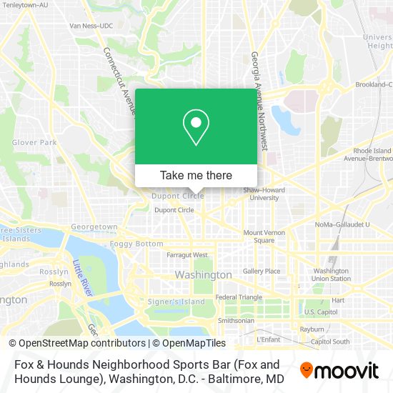 Fox & Hounds Neighborhood Sports Bar (Fox and Hounds Lounge) map