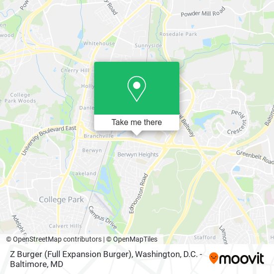 Mapa de Z Burger (Full Expansion Burger)