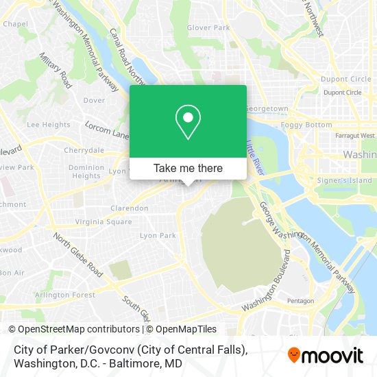 City of Parker / Govconv (City of Central Falls) map