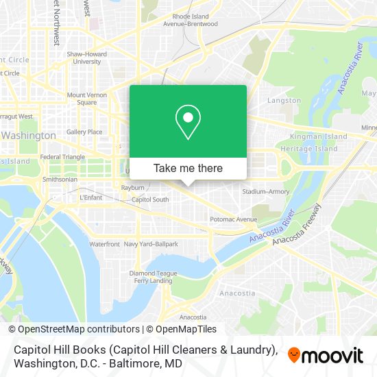 Capitol Hill Books (Capitol Hill Cleaners & Laundry) map