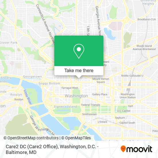 Care2 DC (Care2 Office) map