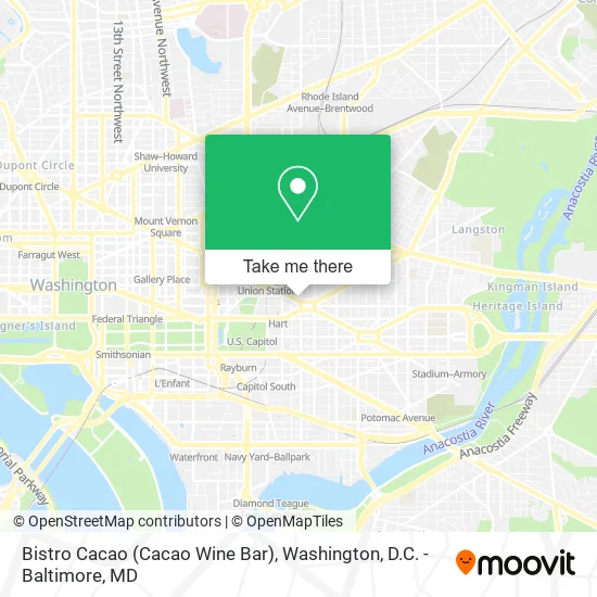 Mapa de Bistro Cacao (Cacao Wine Bar)