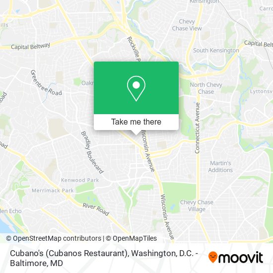 Cubano's (Cubanos Restaurant) map