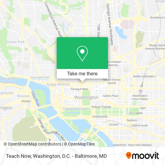 Teach Now map