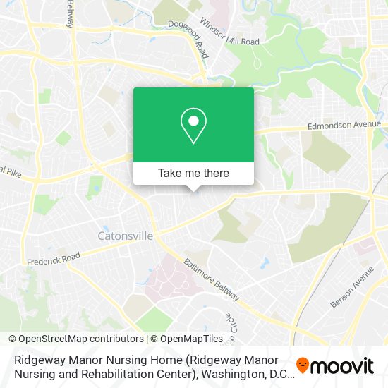 Mapa de Ridgeway Manor Nursing Home (Ridgeway Manor Nursing and Rehabilitation Center)