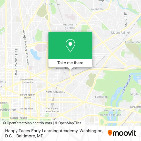 Happy Faces Early Learning Academy map