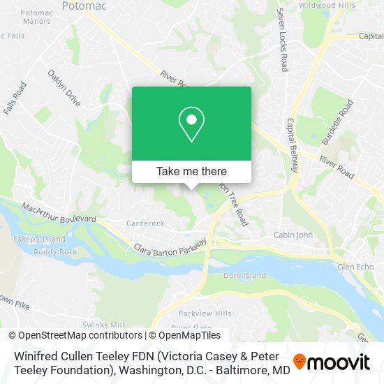 Winifred Cullen Teeley FDN (Victoria Casey & Peter Teeley Foundation) map